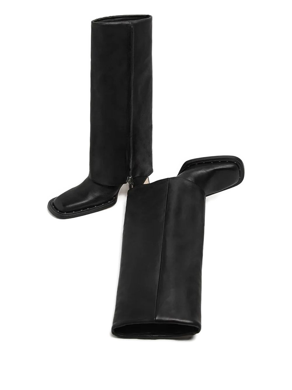 60mm Bellamy zip leather boots - 2