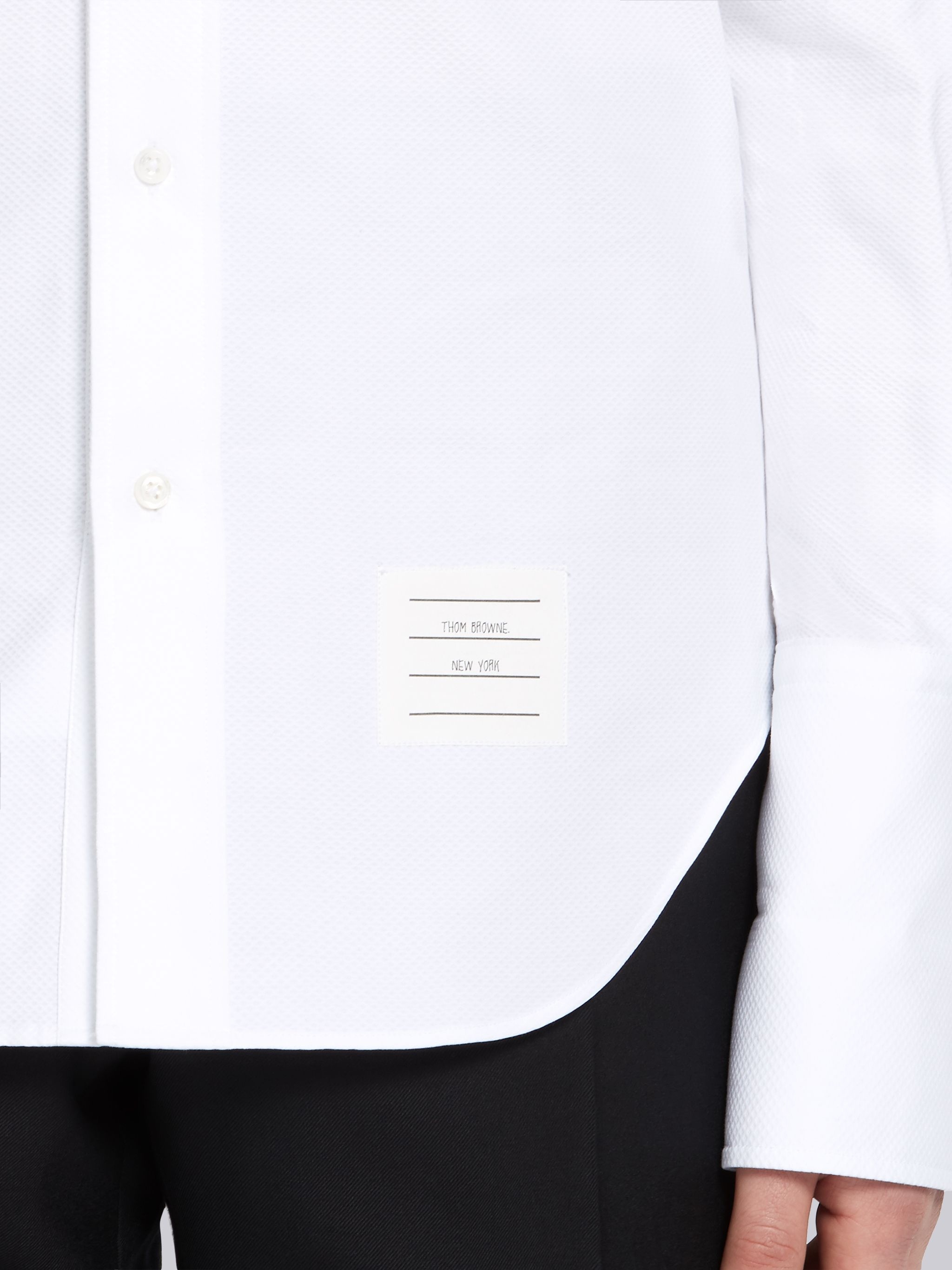 Button-Down Piqué Tux Shirt - 6