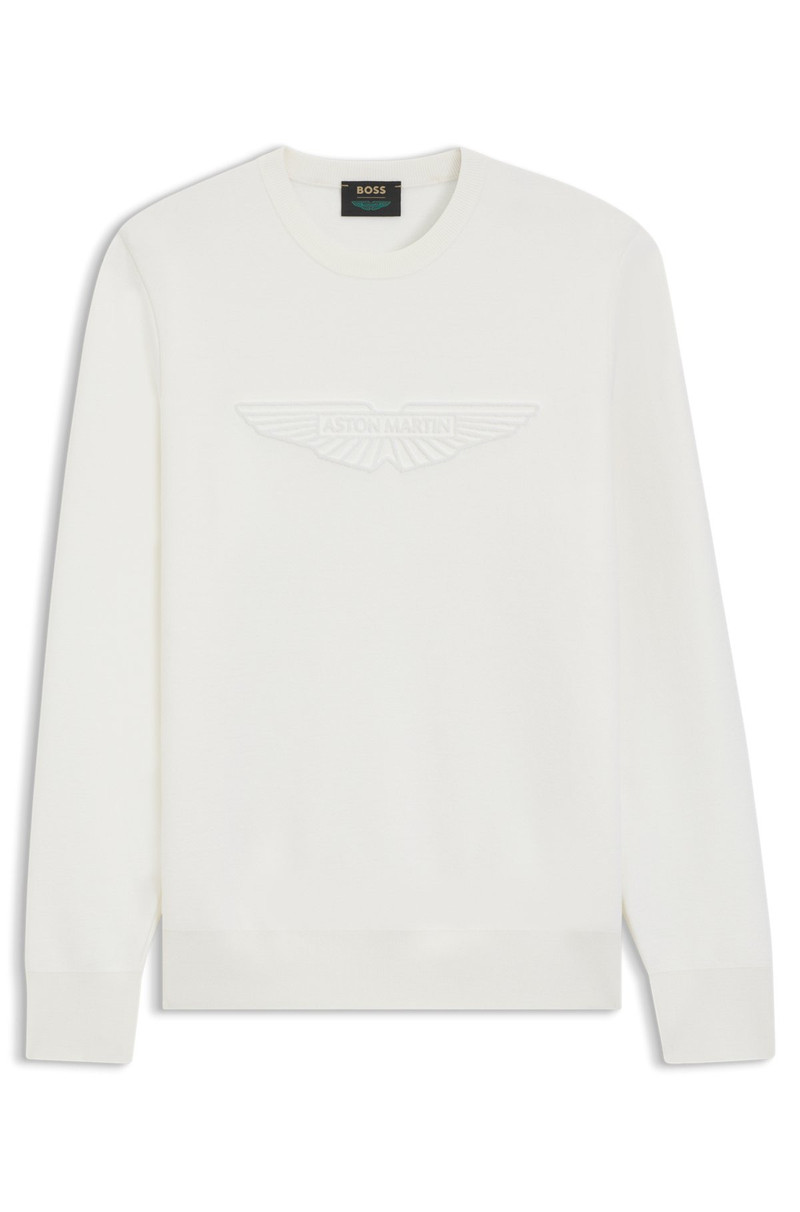 BOSS X ASTON MARTIN SWEATER WITH EMBROIDERED LOGO 1