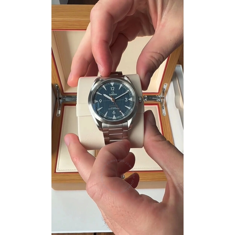 Omega Seamaster Railmaster Automatic Chronometer Blue Dial Men's Watch 220.10.40.20.03.001 - 4