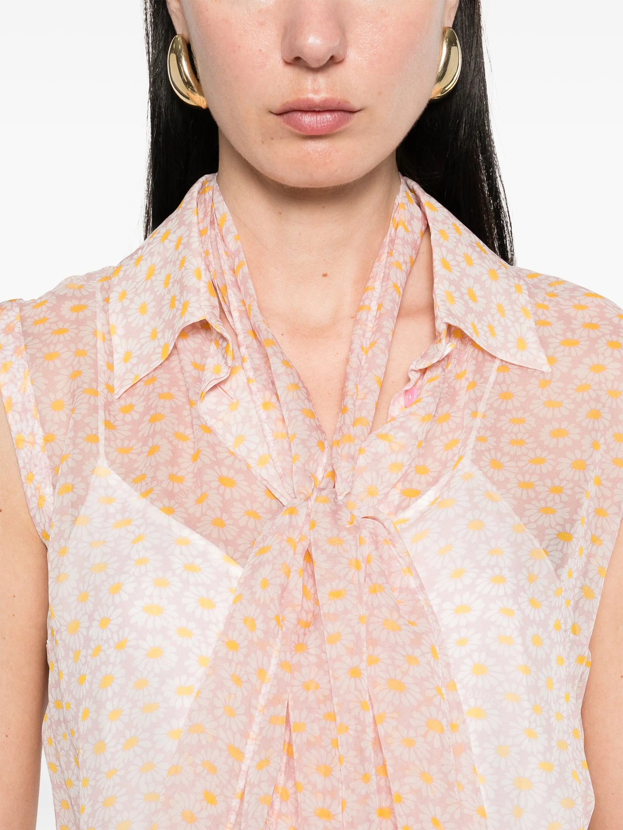 Printed Silk Top - 5