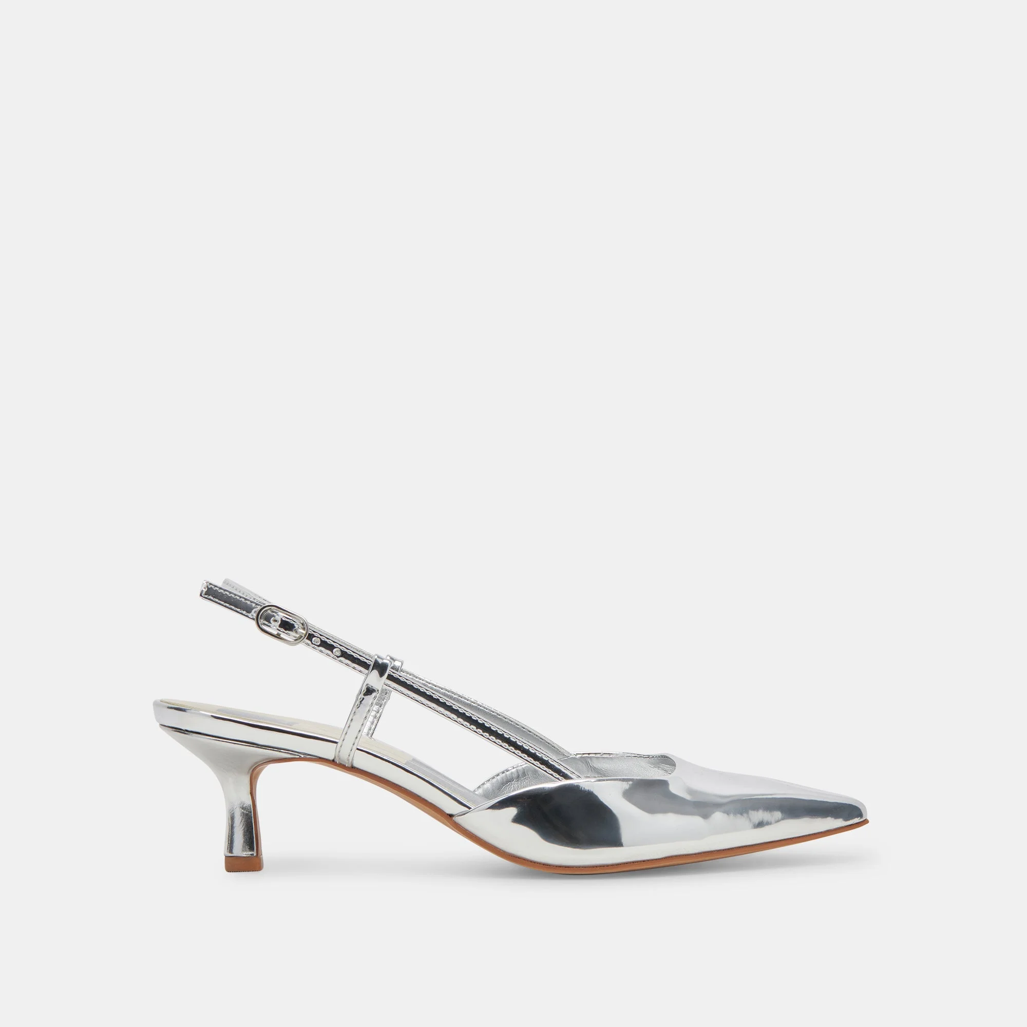 ODELA WIDE HEELS SILVER STELLA - 1