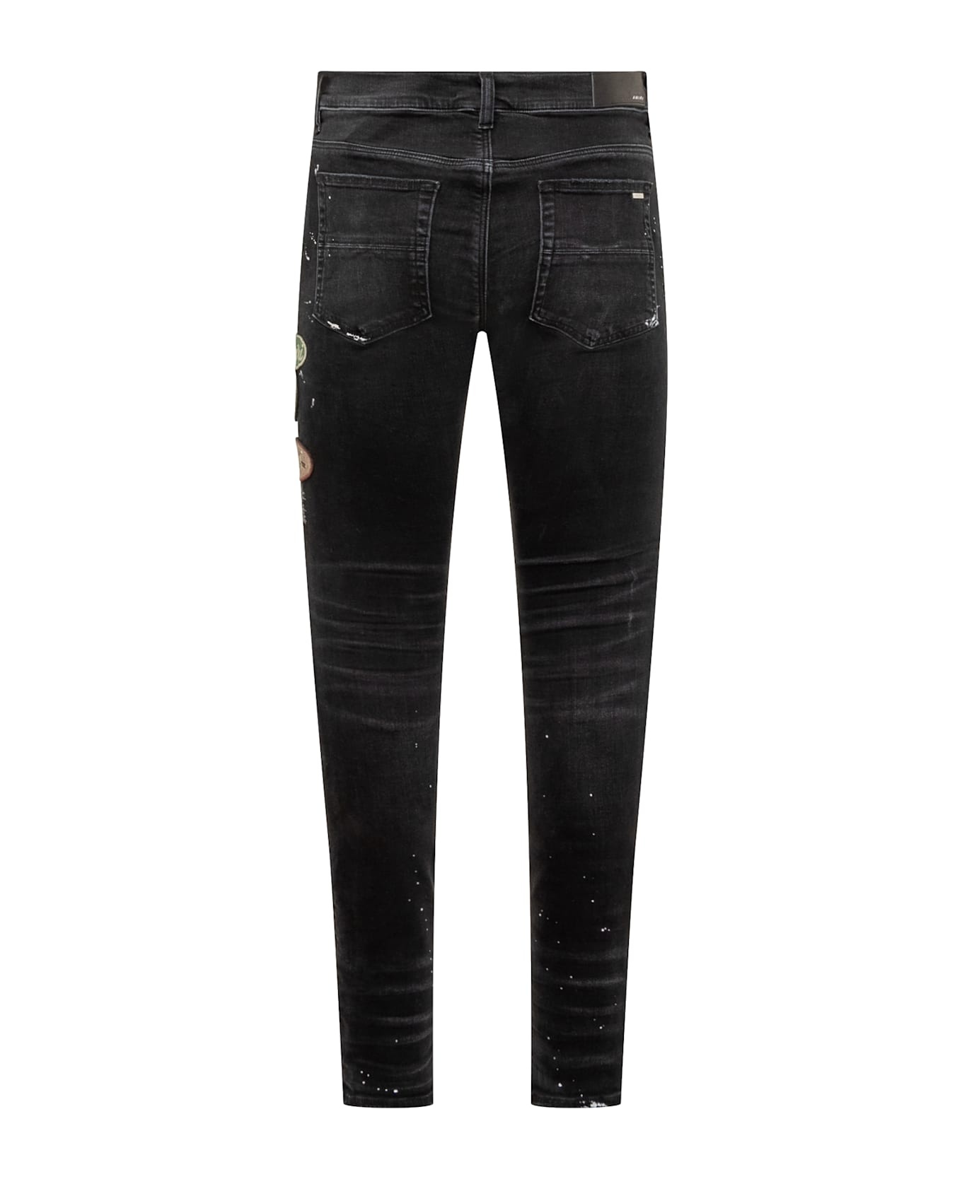 Vintage Patch Skinny Jeans - 2