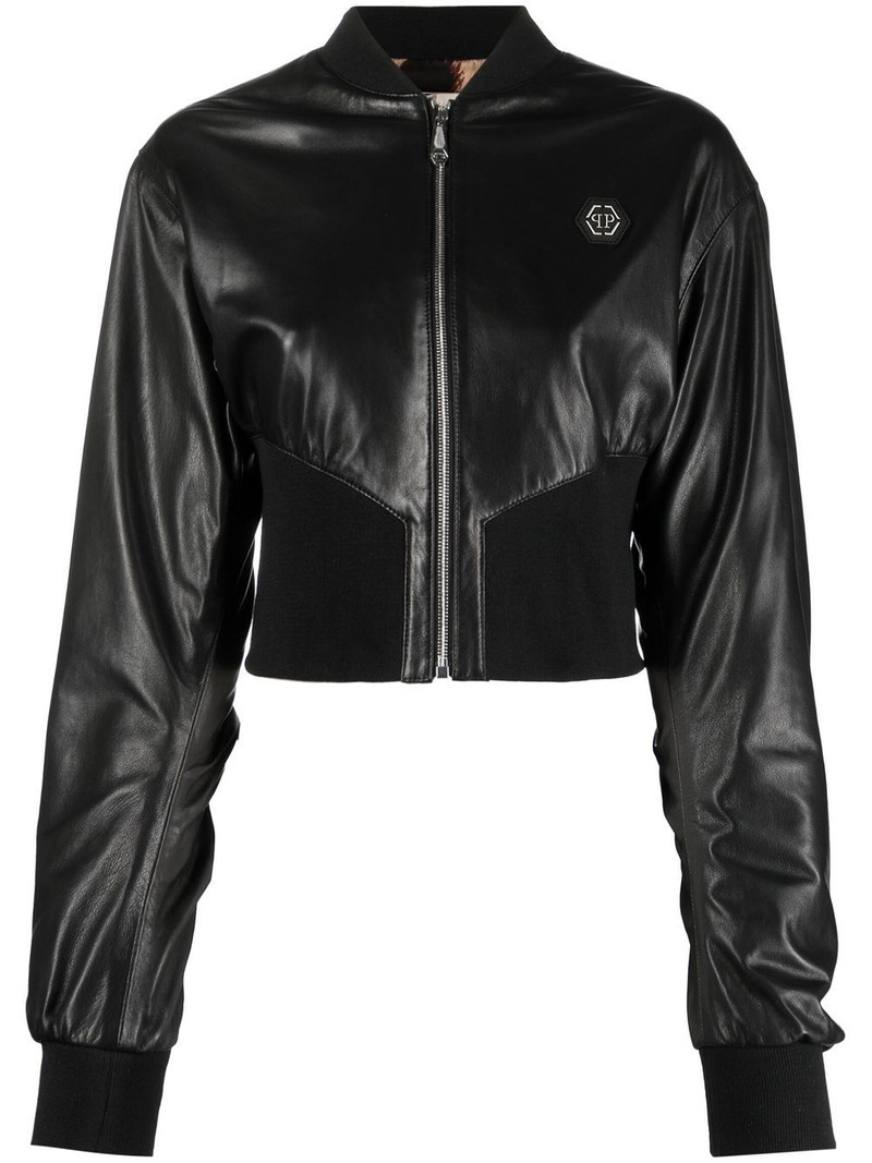leather bomber jacket 1