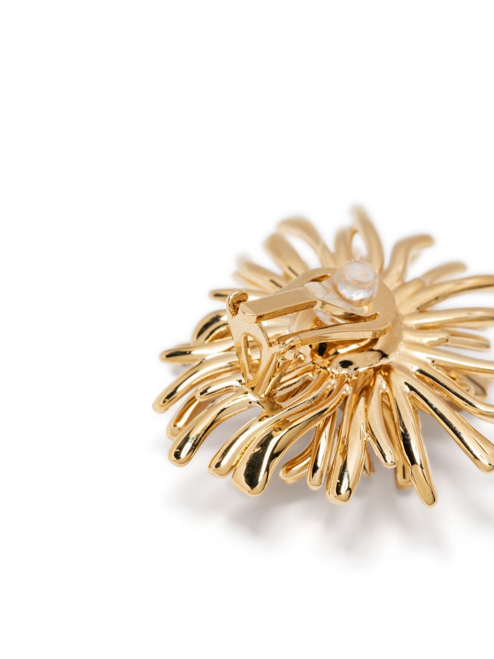 flower-detailed earrings - 3