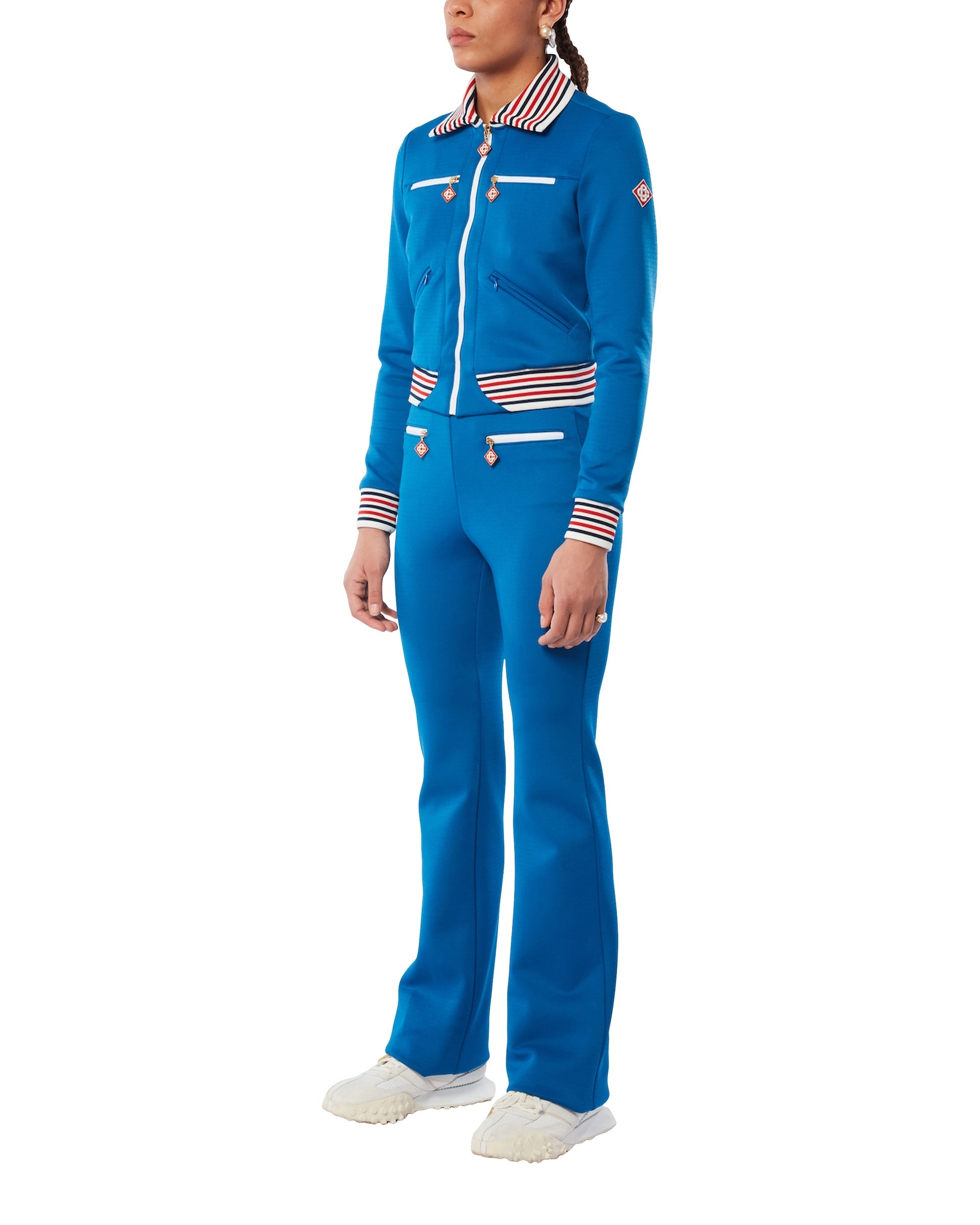 Blue Zip Tracksuit Trackpant - 5