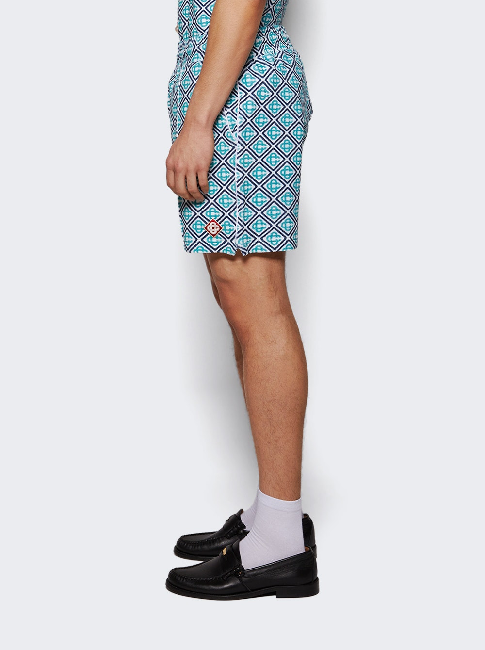 Towelling Short Blue - 3