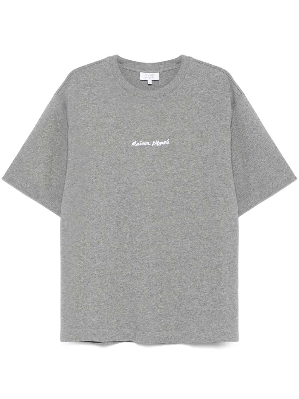 logo-embroidered T-shirt - 1