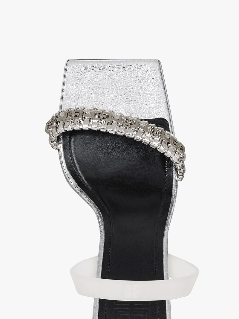 G WOVEN SANDALS IN LEATHER 6