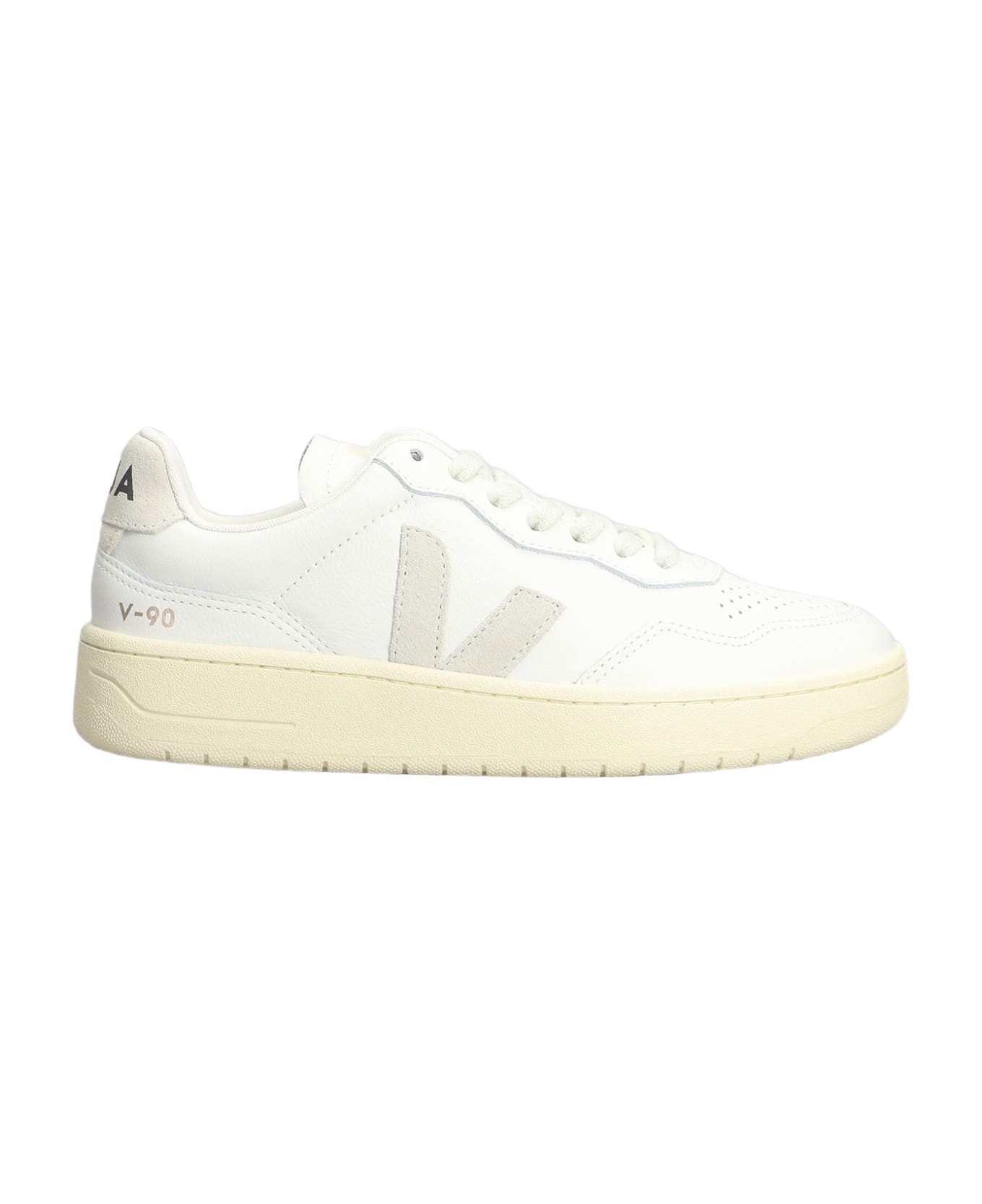 V-90 Sneakers In White Leather - 1