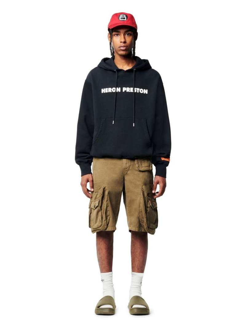 Heron Preston Canvas Cargo Shorts outlook