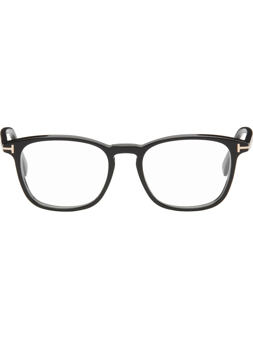 Black Square Blue Light Glasses - 1