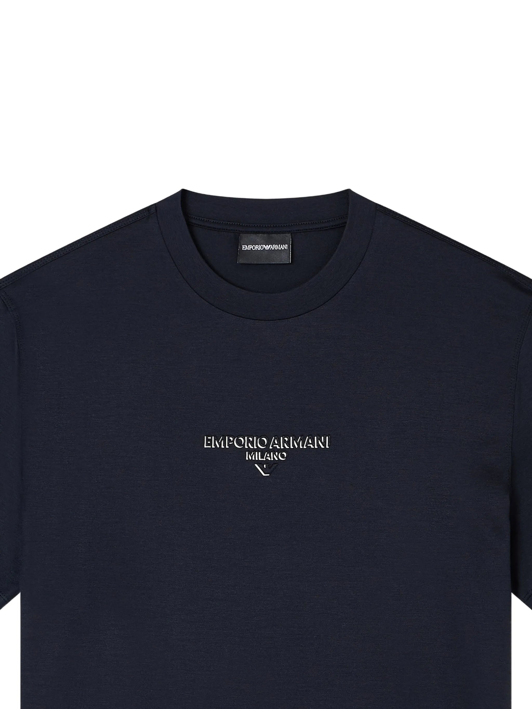 Emporio Armani Logo-embroidered T-shirt - 2