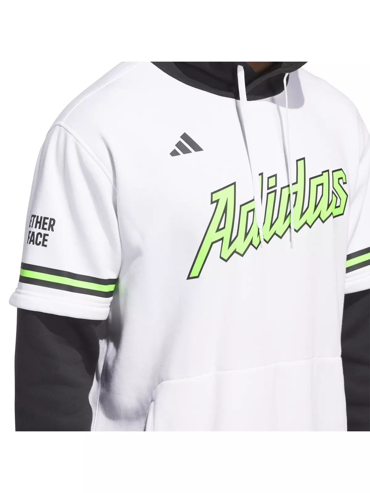 Men's Mental Health Awareness Hooded Jersey-White - 4