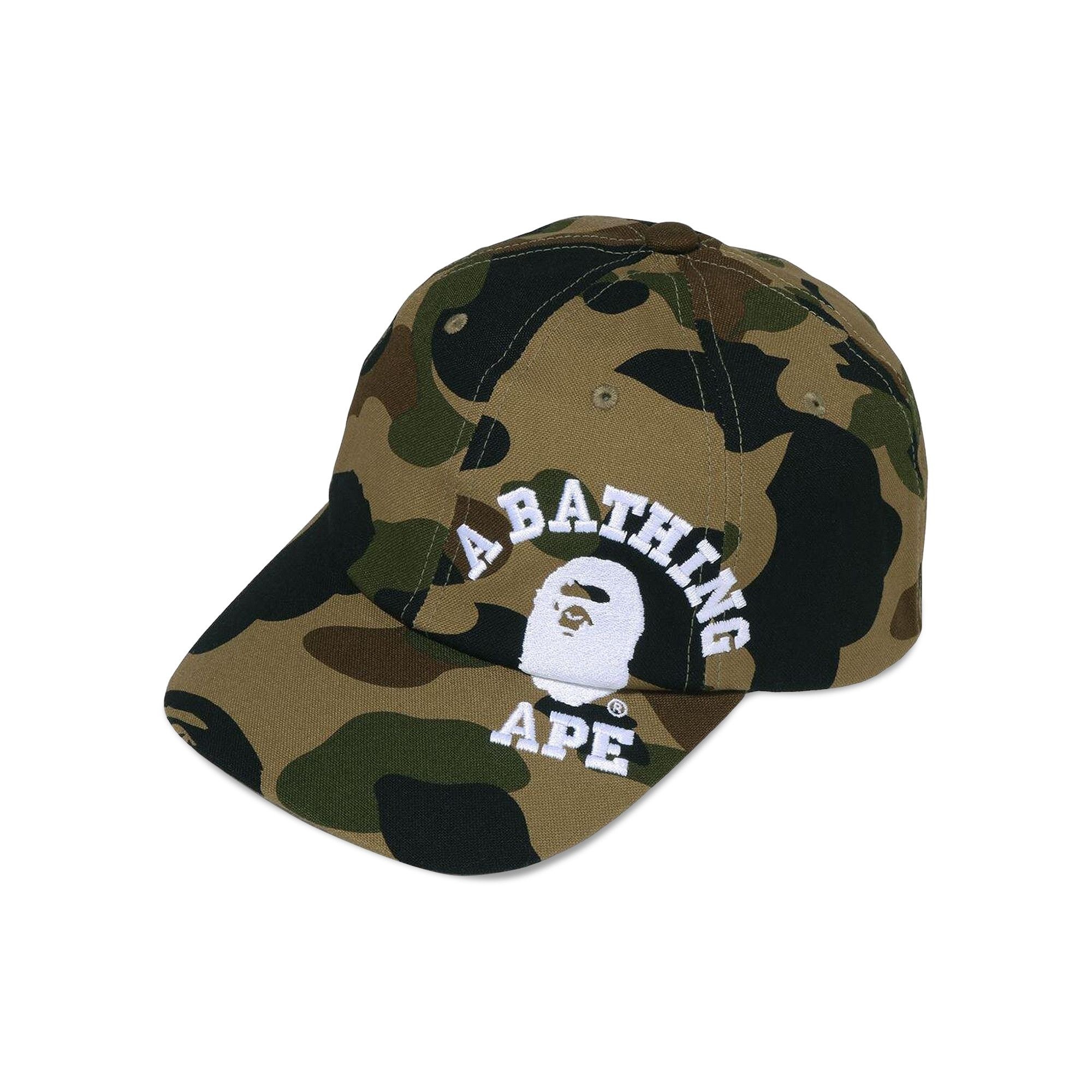 BAPE 1st Camo Panel Cap 'Green' - 1