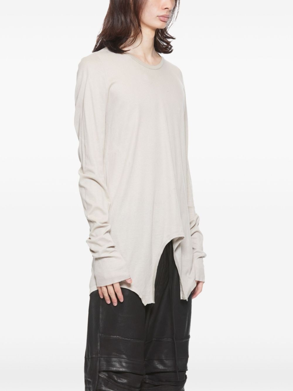 Arch Hem long sleeve top - 3