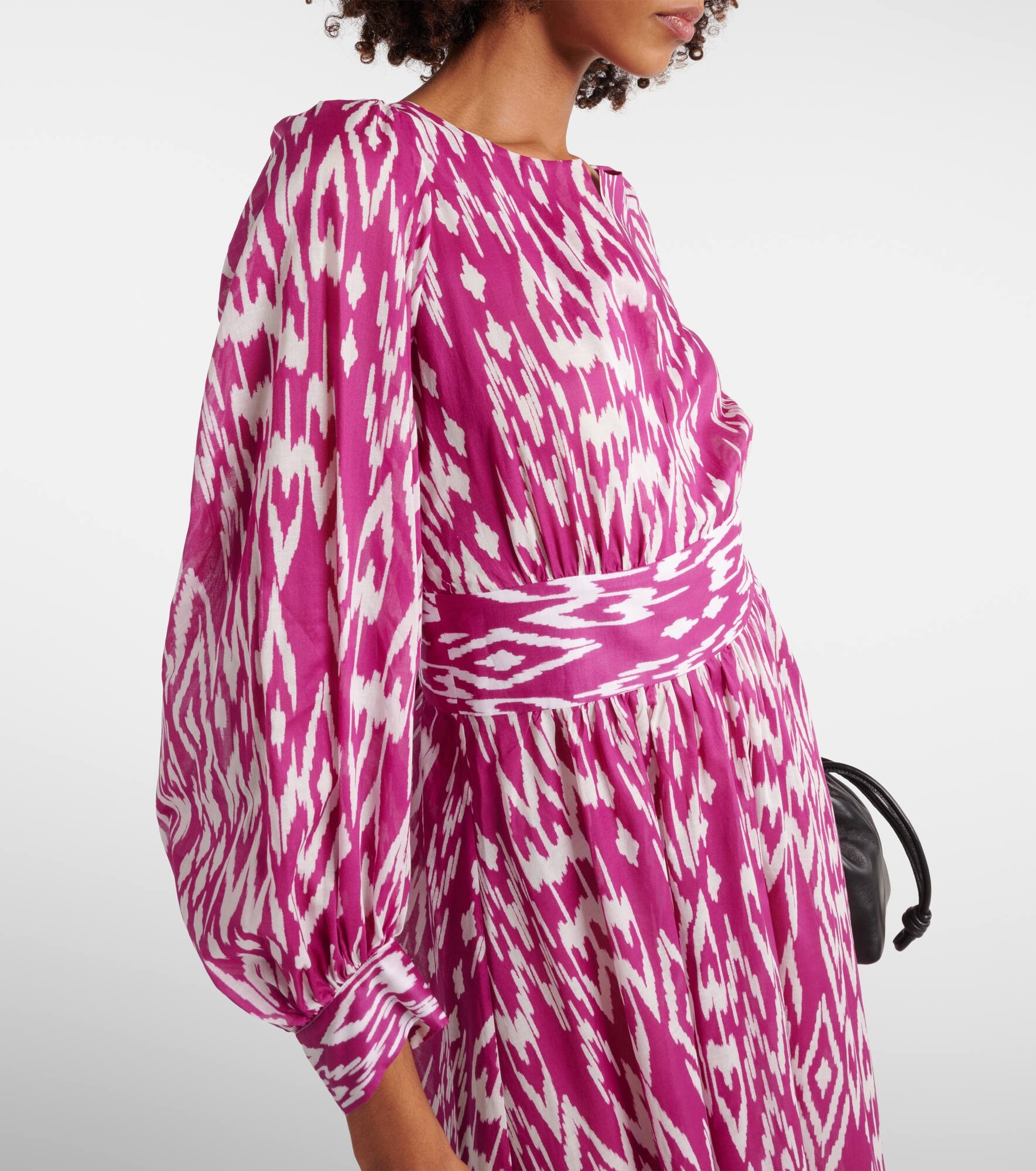 Tornado balloon-sleeve maxi dress - 6