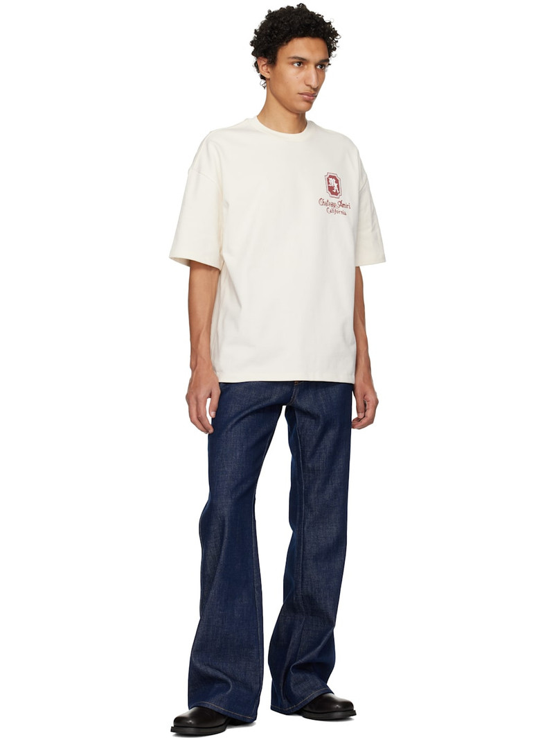 AMIRI Blue Raw Boot Cut Jeans outlook