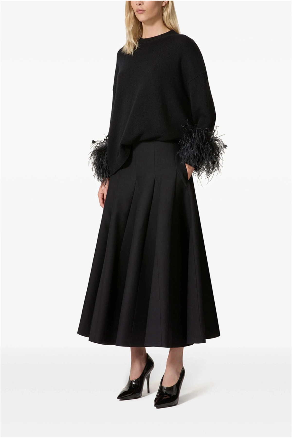 'Solid Crepe Couture' Valentino skirt - 2