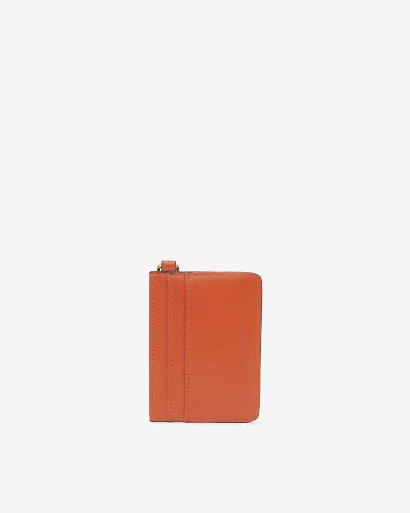 Isabel Marant FIZZ LEATHER CARD HOLDER outlook