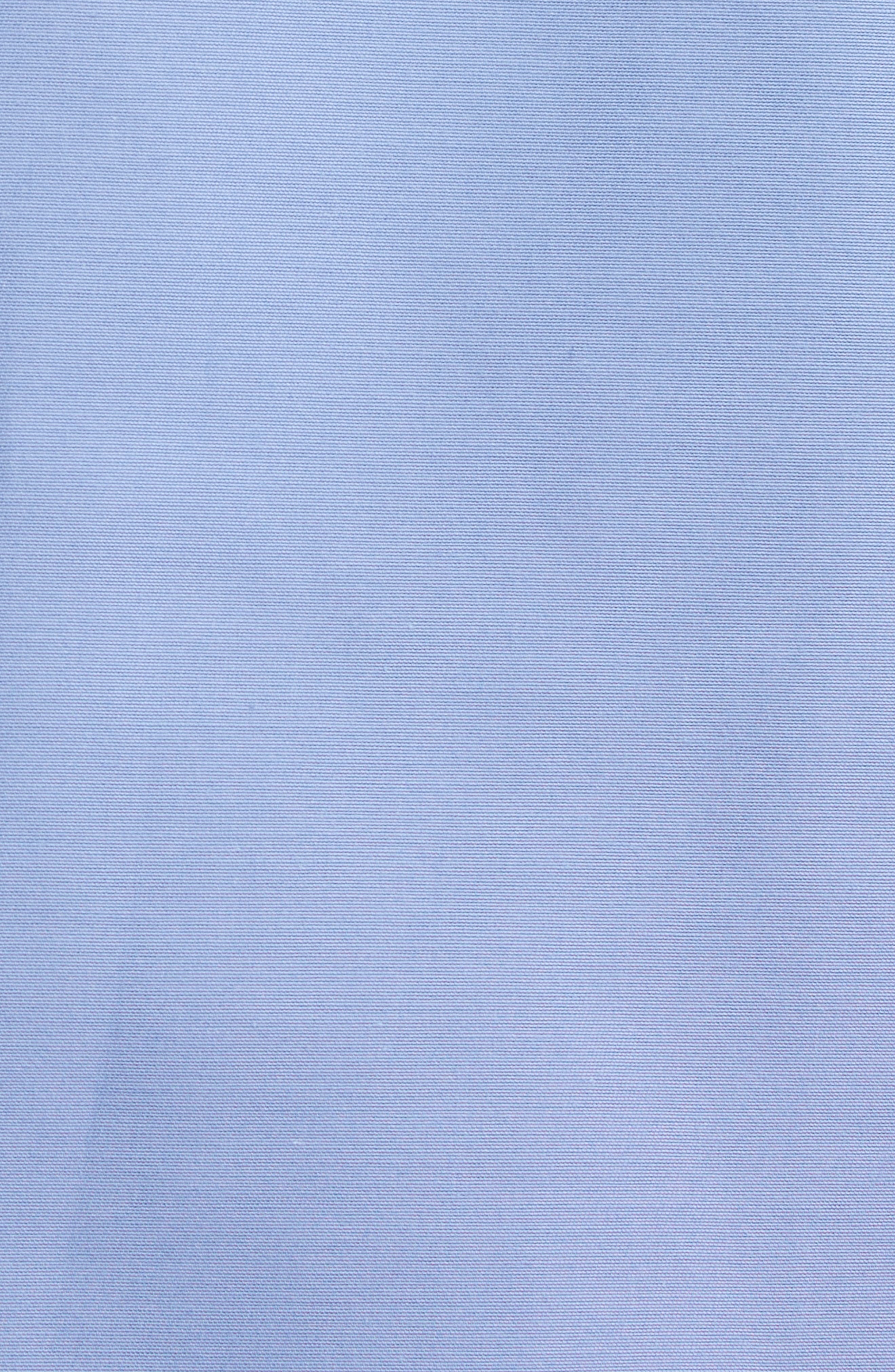 Marni Pleated High Waist Wide Leg Virgin Wool Crop Trousers in Periwinkle at Nordstrom - 7