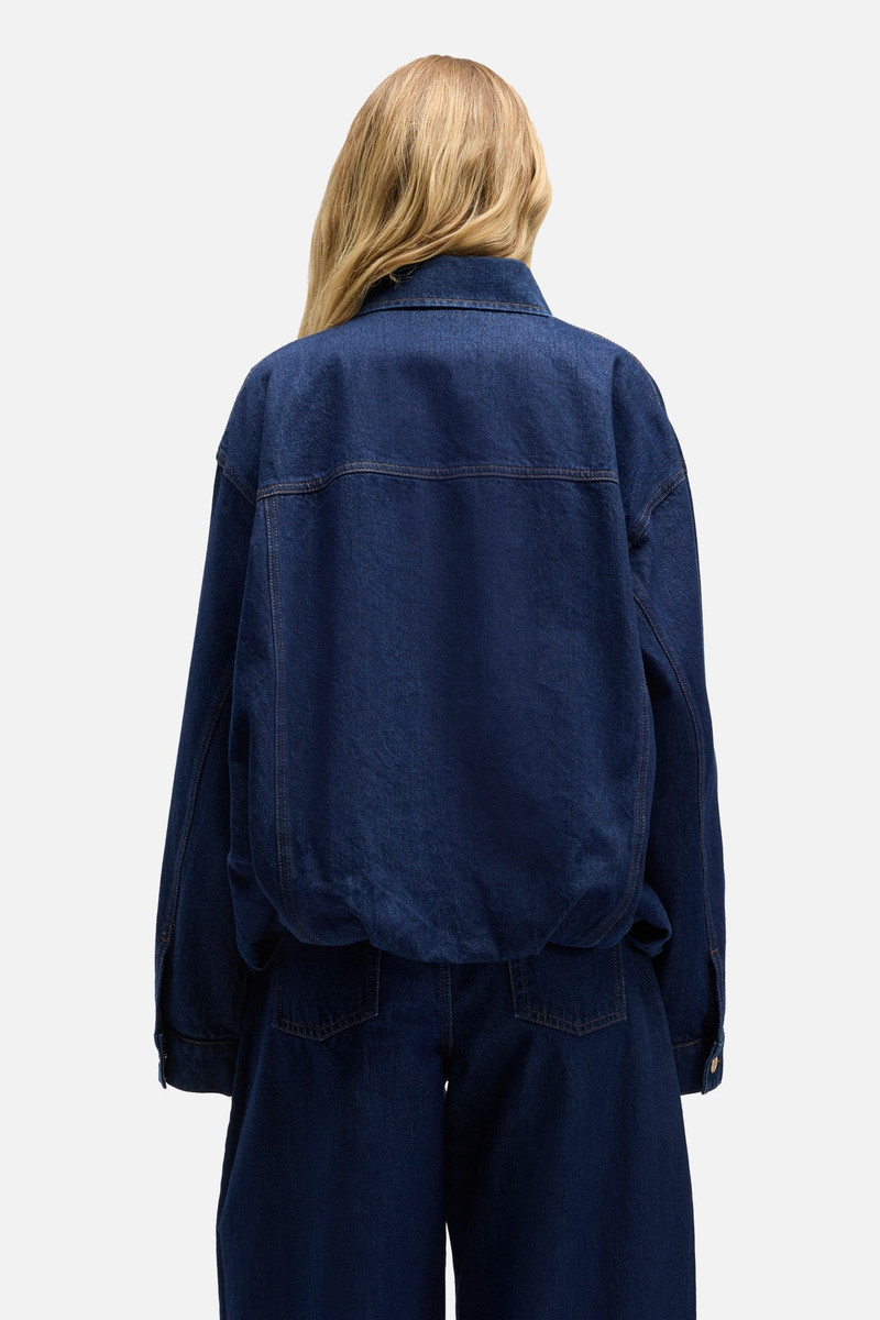 MANKIND Gathered Jacket in Indigo Soul 5