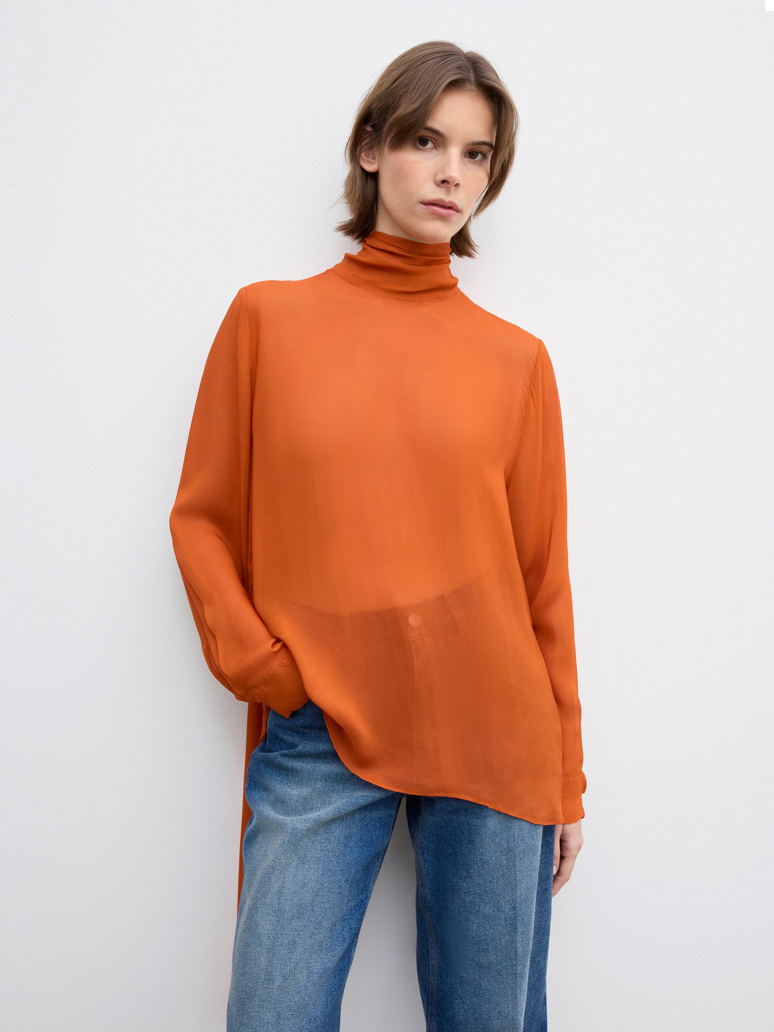 Scarf blouse - 1