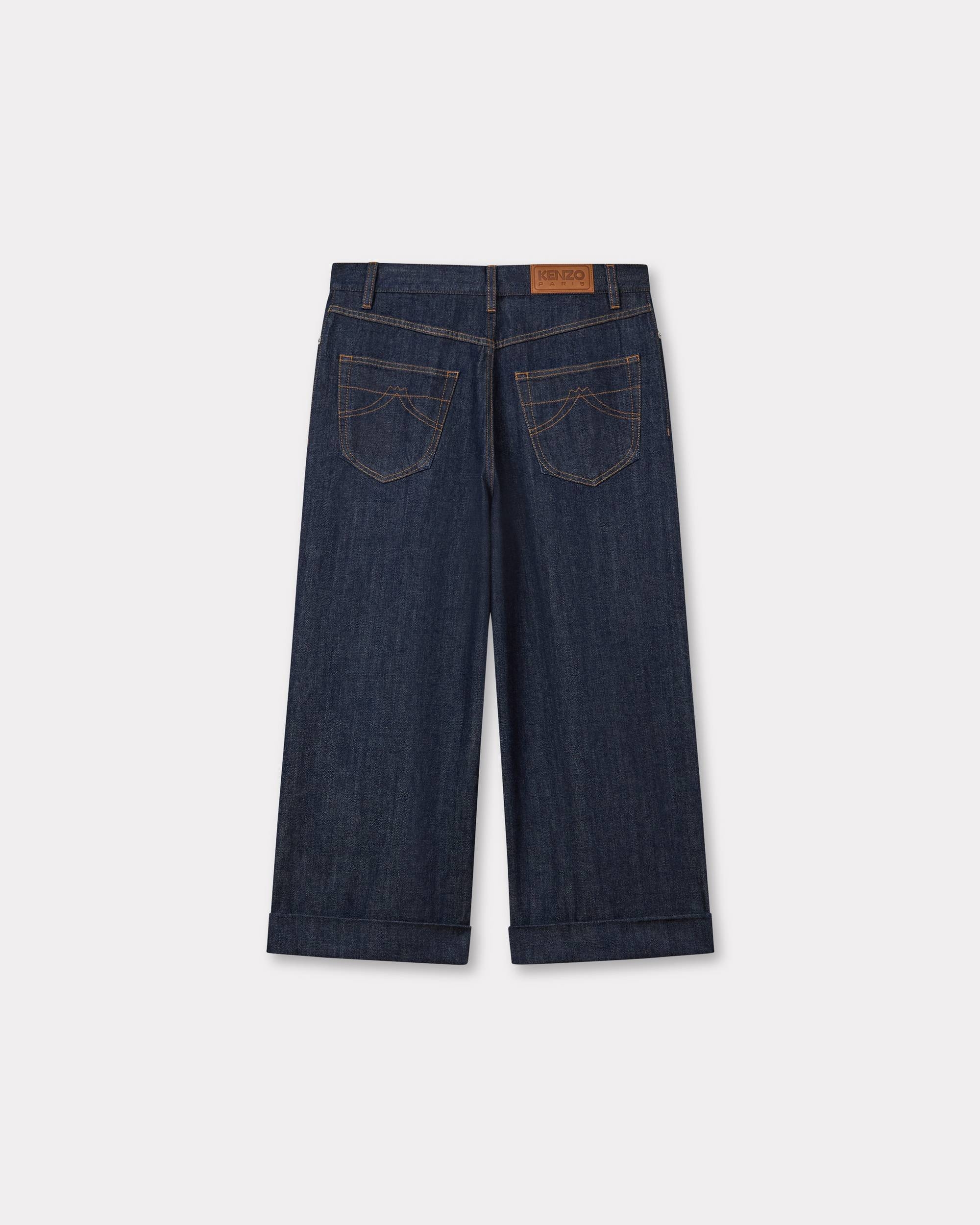 Three quarter buggy jeans in japanese denim - 2