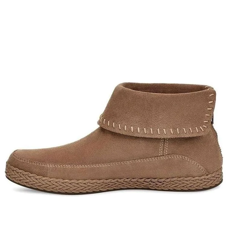 (WMNS) UGG Kavar Varney Fleece Lined Snow Boots Dark Brown 1104653-AMP - 1