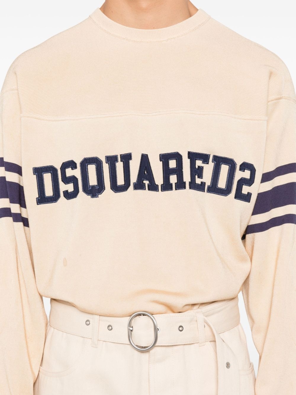 logo-embroidered sweater - 5