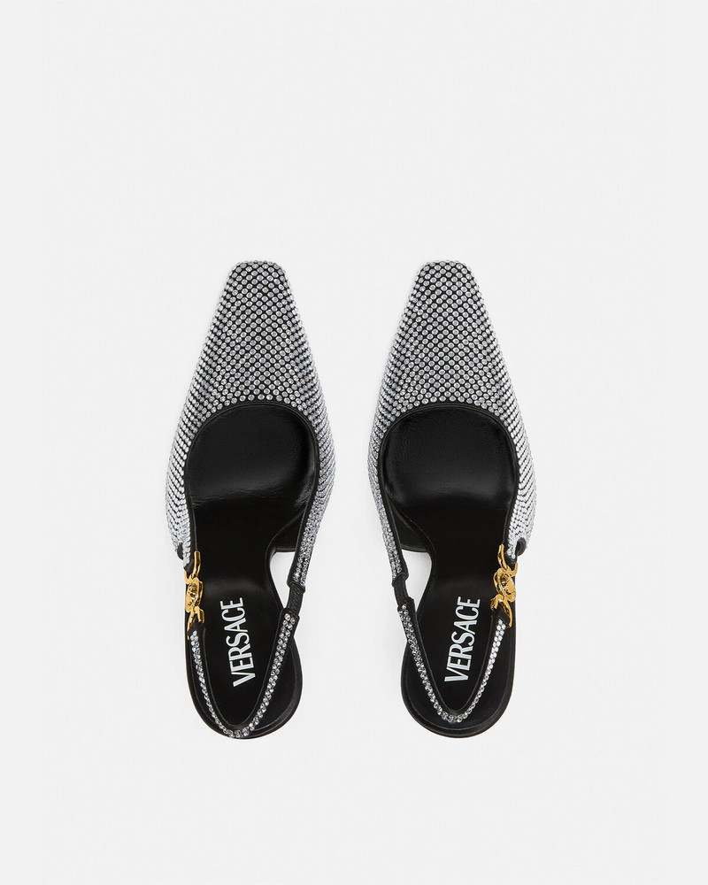 Medusa '95 Crystal Slingback Pumps 110 mm 3