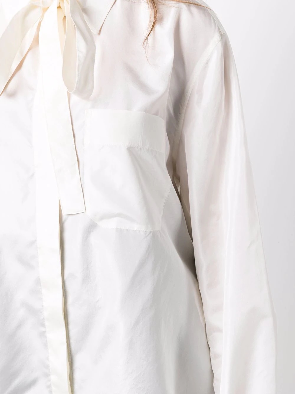 long-sleeve button-fastening shirt - 5