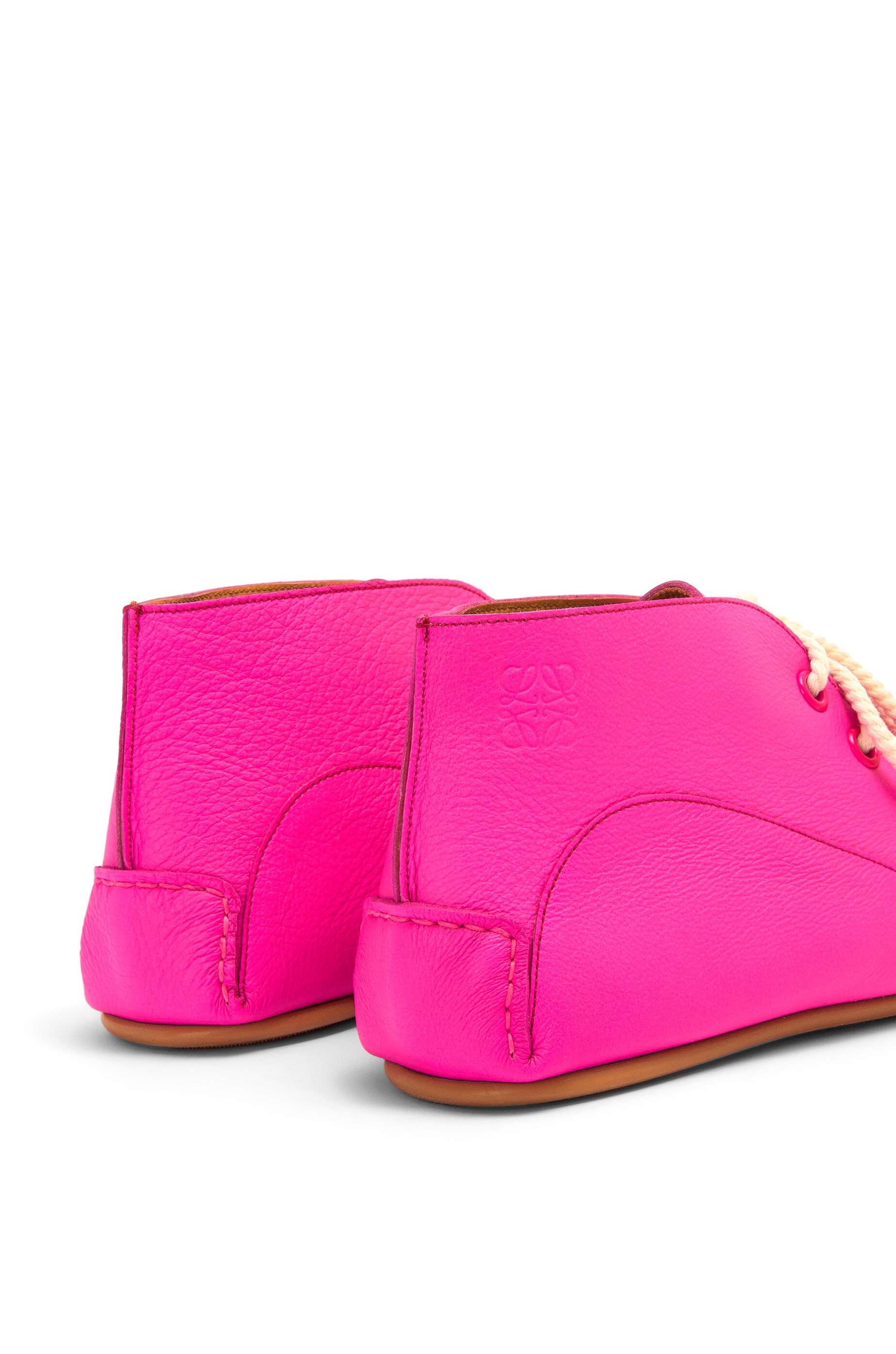 Soft lace up in calfskin - 4
