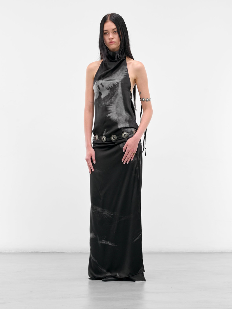 Ann Demeulemeester Rut Highneck Open Back Dress outlook