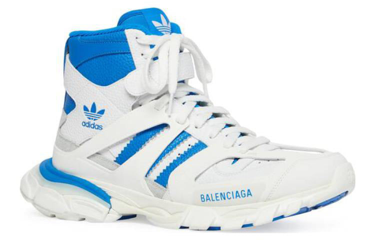 Balenciaga x adidas originals Track Forum Sneakers 'White Blue' 712828W3CZ19040 - 3