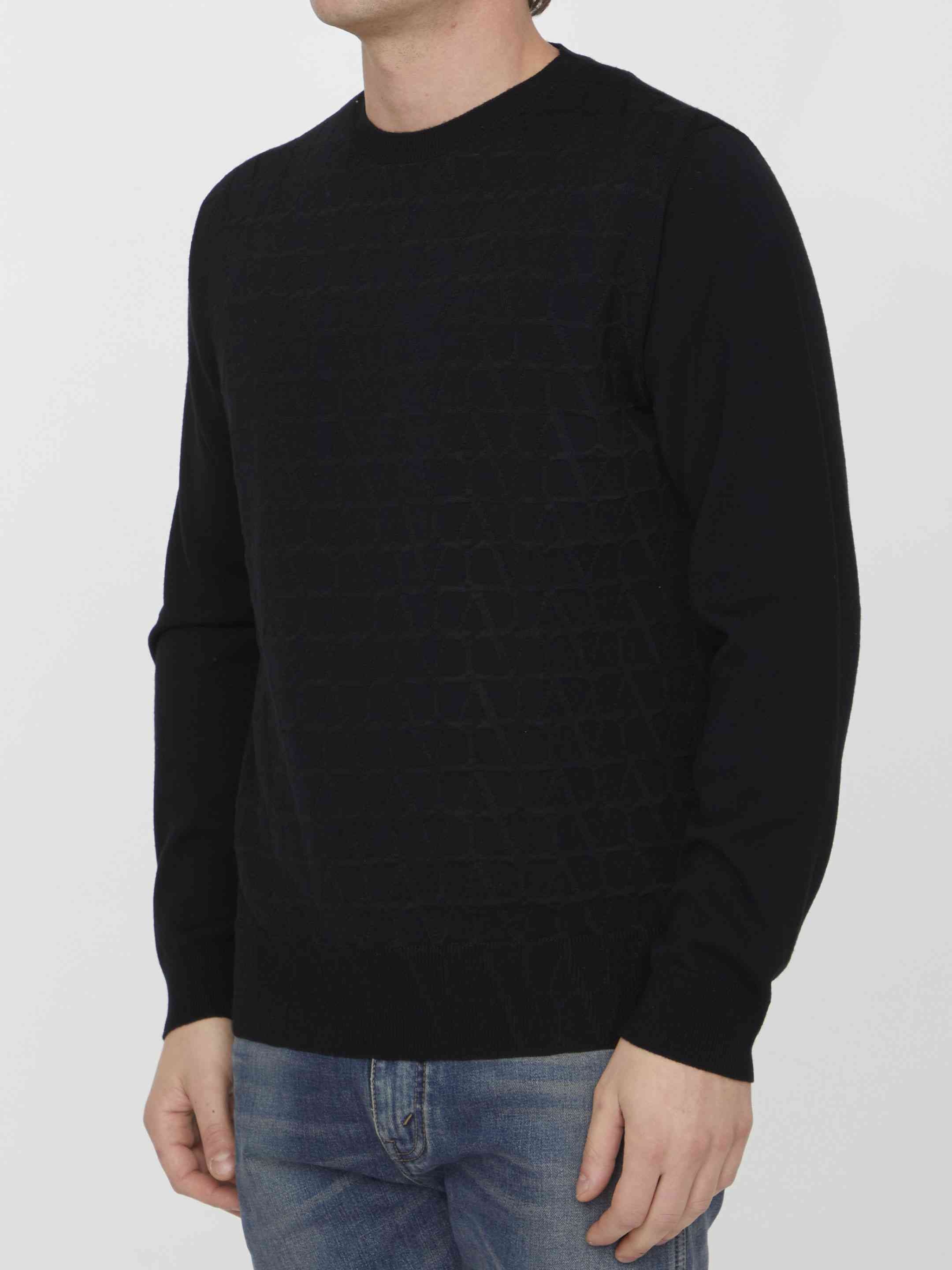 Valentino Garavani Men Toile Iconographe Sweater - 2