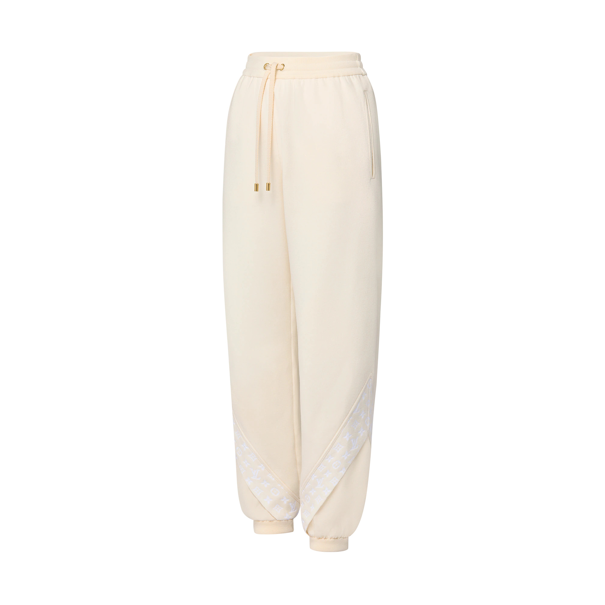 Monogram Accent Knit Jogging Pants - 2