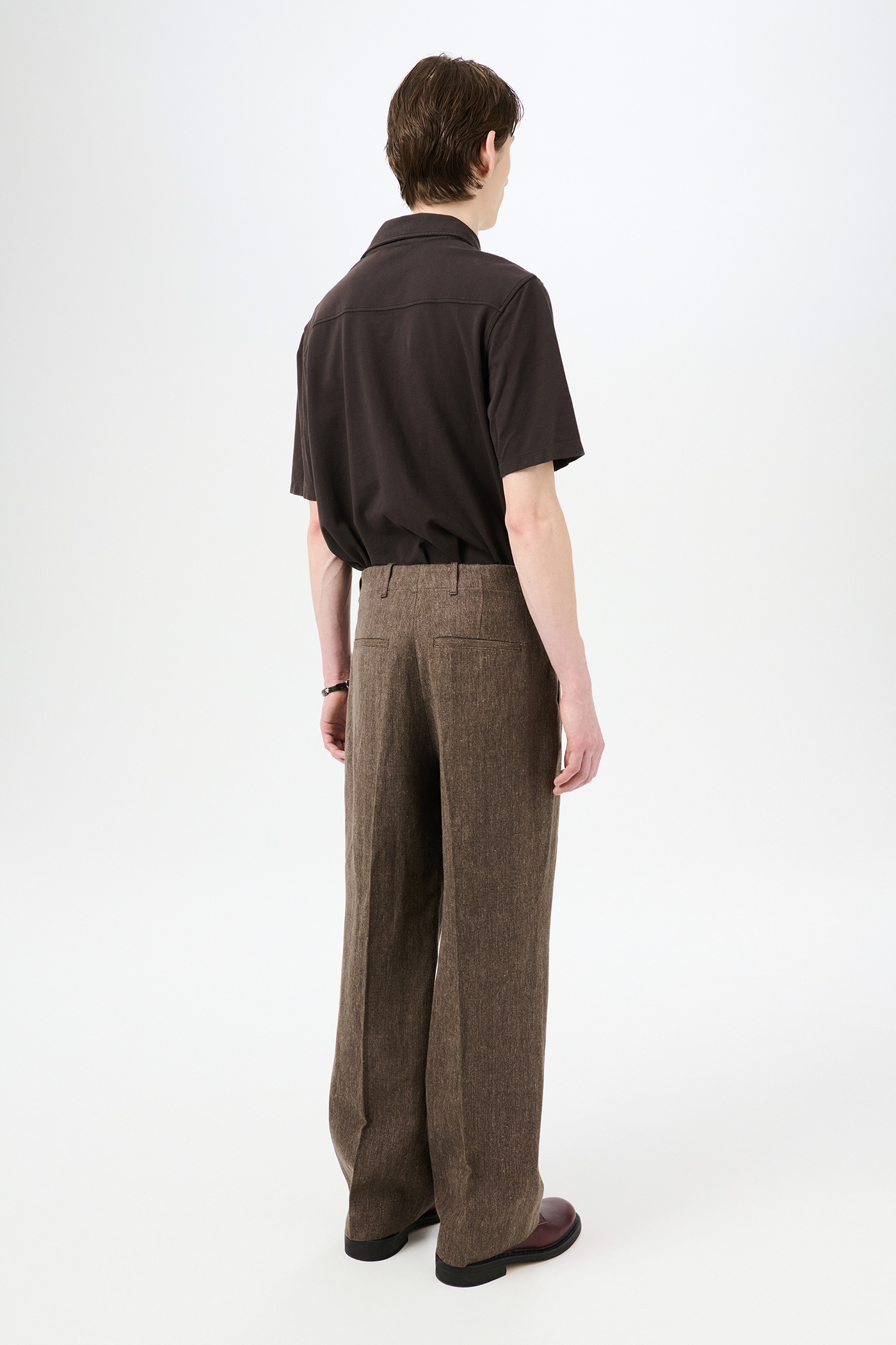 Borrowed Chino Tobacco Delave Linen - 5