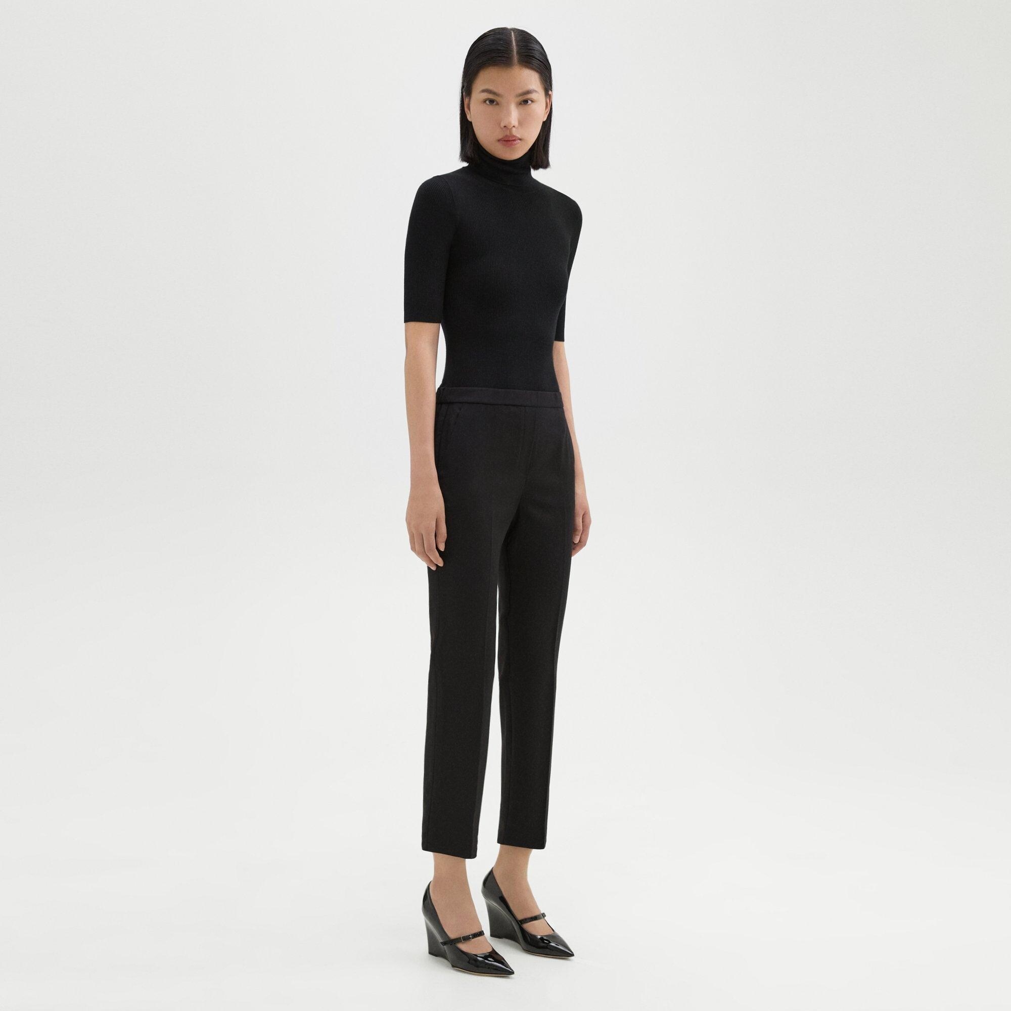 Treeca Pull-On Pant in Sleek Flannel - 3
