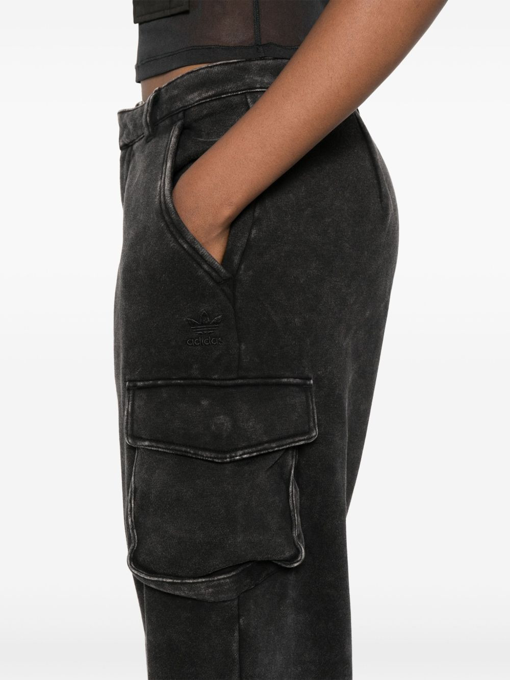 washed cargo pants - 5
