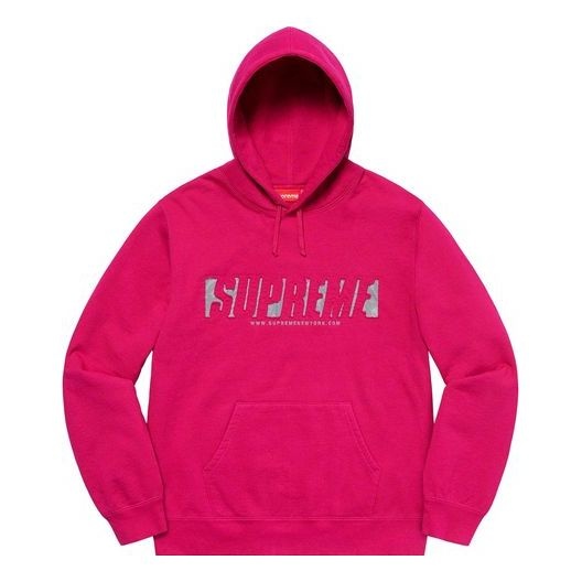 Supreme Supreme SS20 Week 1 Reflective Cutout Hooded Sweatshirt 