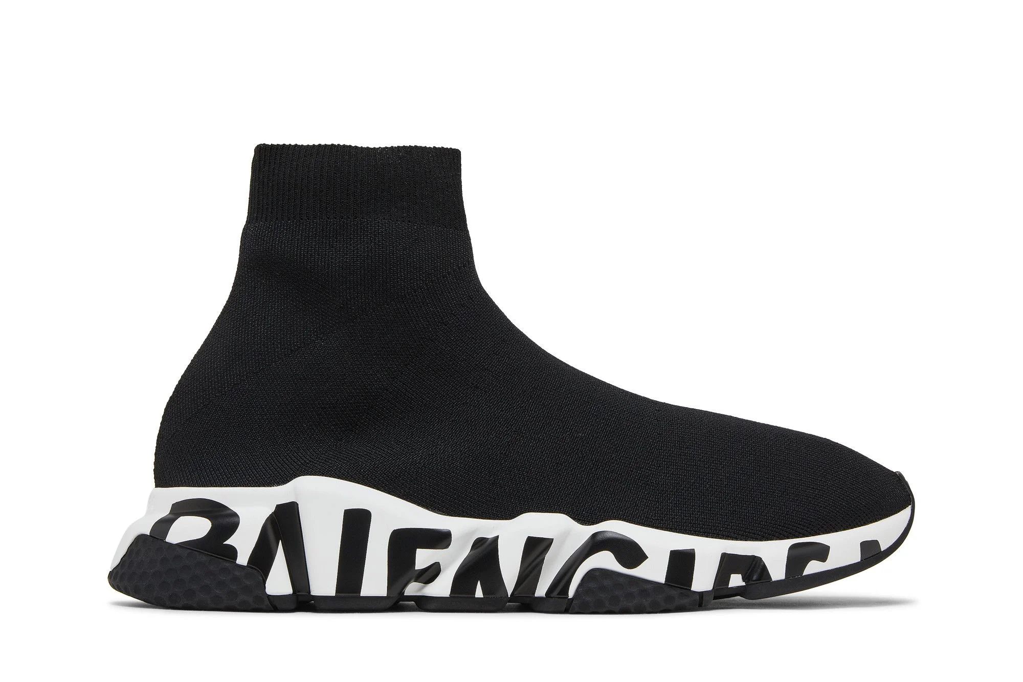 Balenciaga Speed Sneaker 'Midsole Graffiti - Black White' - 1