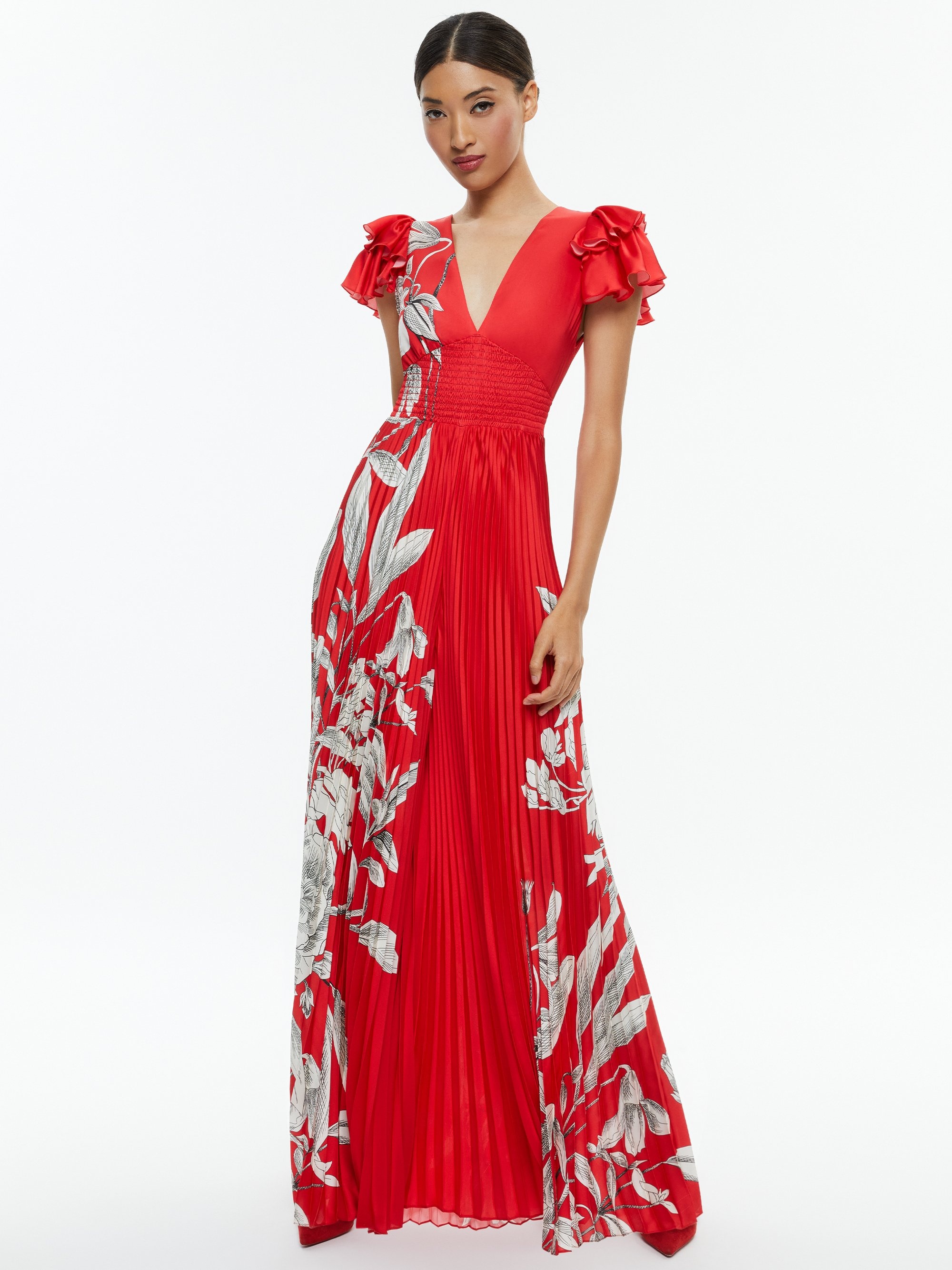 BENNET PLEATED WIDE LEG JUMPSUIT - 6