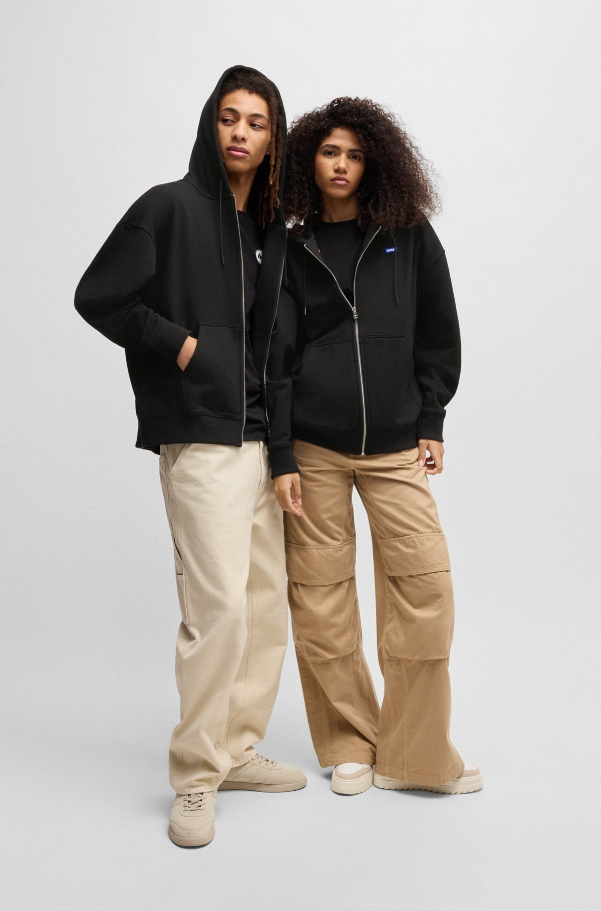 ALL-GENDER RELAXED-FIT HOODIE IN COTTON TERRY - 3