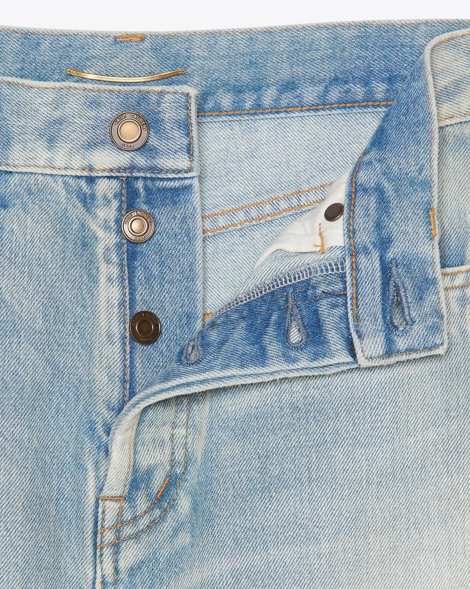 slim-fit jeans in 80's vintage blue denim - 2