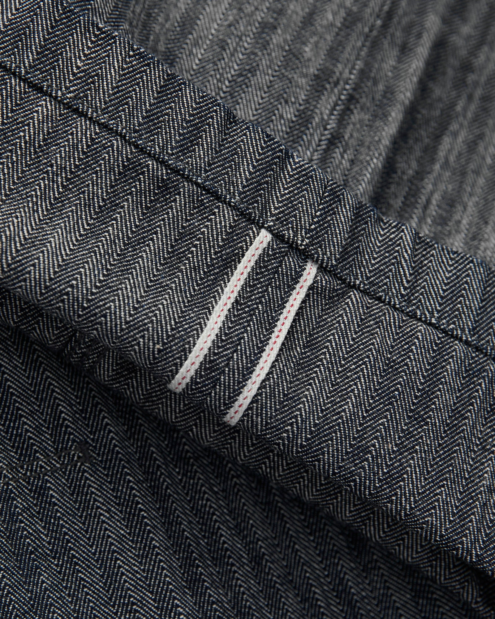 Ortega Pant in 13oz Grey Herringbone - 7