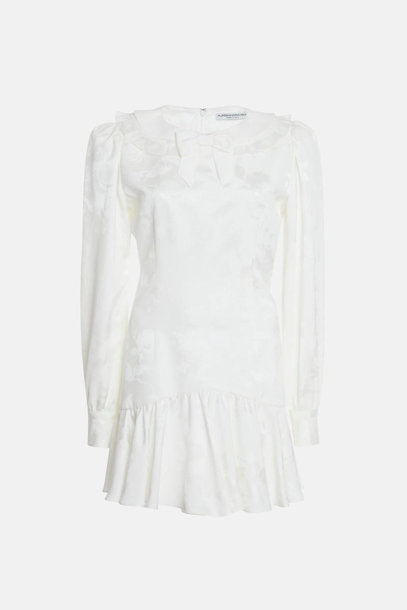 JACQUARD MINI DRESS - 1