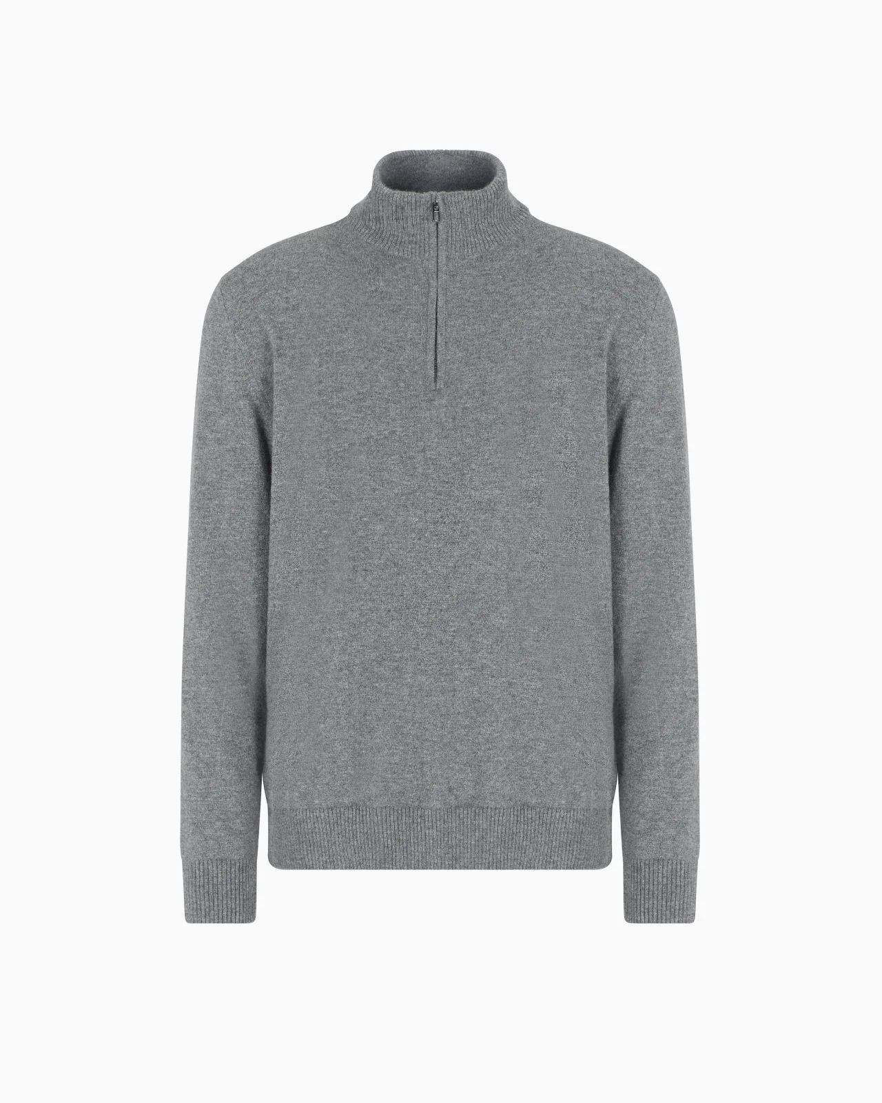 CASHMERE MOCK-NECK JUMPER - 1