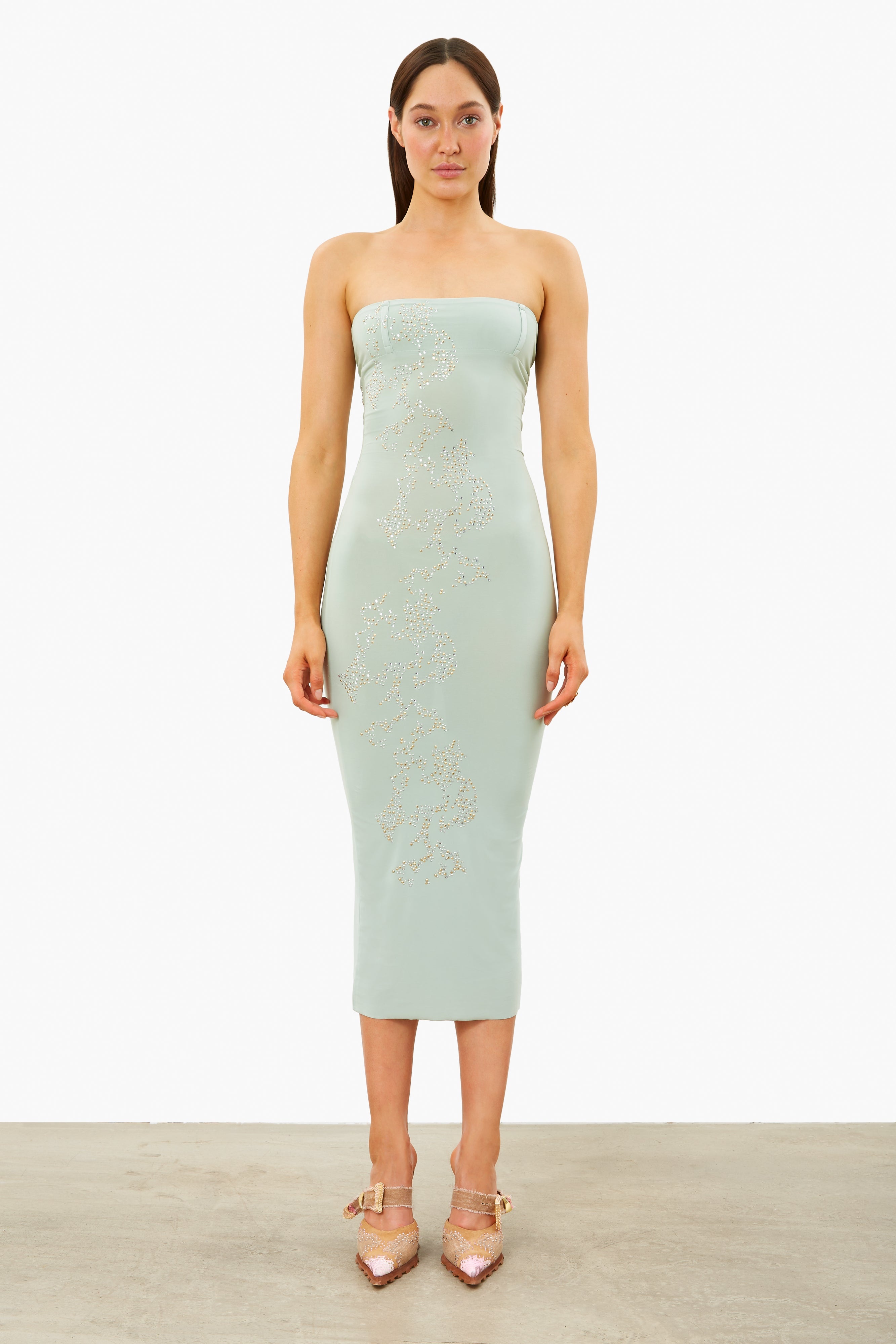 ZAHARA DRESS ADVENTURINE - 2