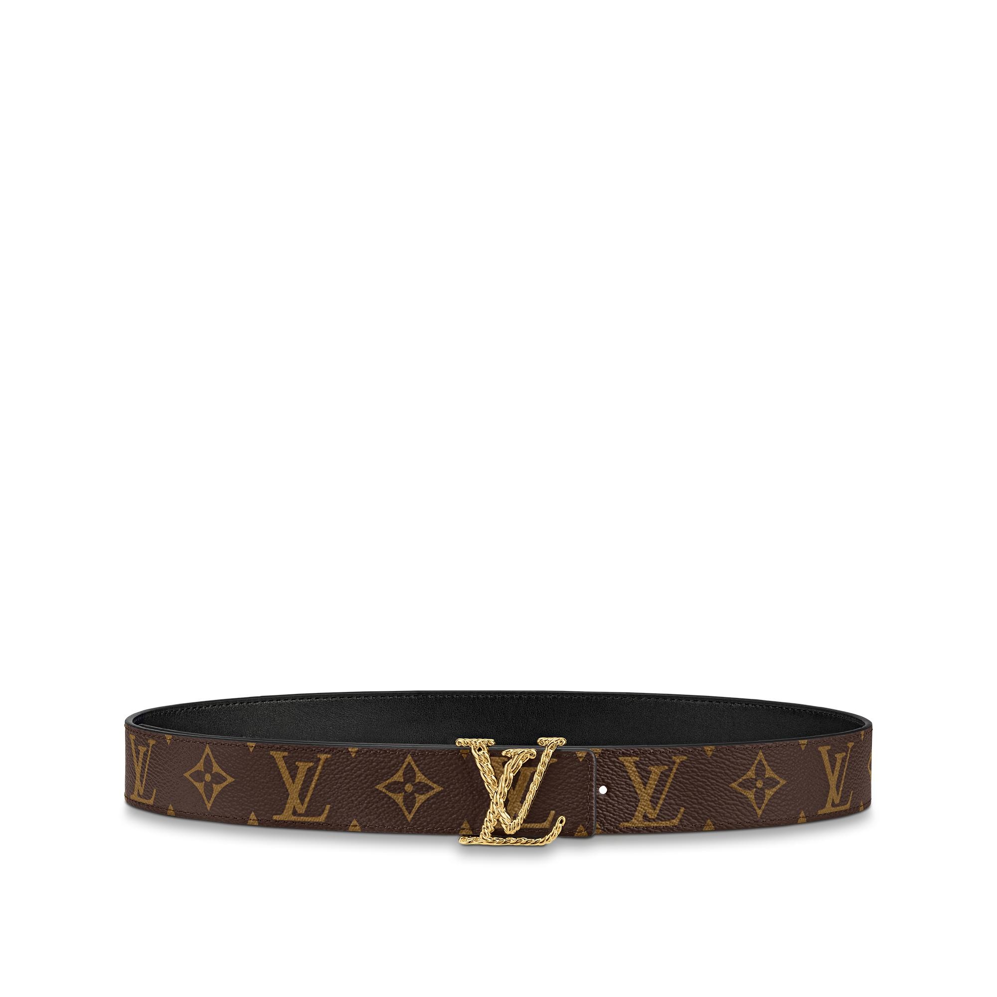 LV Iconic Over The Knot 30mm Reversible Belt - 1